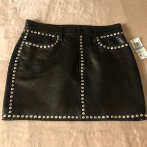 Frame Denim Mini Skirt